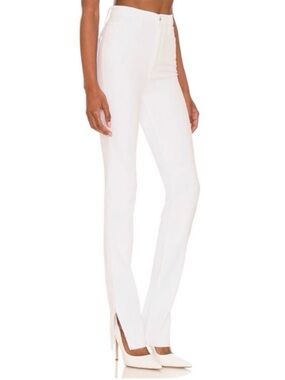 Favorite Daughter Valentina Tower Super High Rise Jeans White Bahamas 25